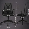 Kepler Brooks Crest MB Office Desk Chair in Black Colour