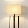Blender Beige Jute Floor Lamp with Beige Jute Base