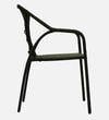 Esperance  Wicker Table And Chair Set In Black Finish