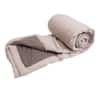 Mocha Brown Solid Comfoter Reversible Cotton Feel 350 Gsm Single Bed 240 X 160 Cms