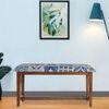 Delron Solid Wood Bench In Provincial Teak Finish
