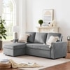 Noah  Pull Out Sofa cum Bed  in Grey Colour