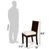 Oribi  Solid Wood Dining Chair in Teak Finish - Set of 2