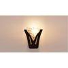 Quenna Brown Glass Wall Light