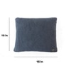Mini Moss Knit Navy Cushion Cover  16X16 Inches