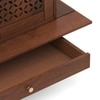 Devoto Solid Wood Prayer Unit 2 Door In Honey Finish