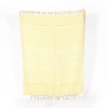 Yellow Chevron Cotton Throw