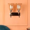 Eliante Modern Wall Lights Mild Steel & Glass Material Gold & Champaign Finish