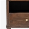 Ukti Bedside Table in Walnut Finish