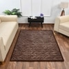 Multicolor Abstract Machine Made Polyester 2 X 5 Feet Carpet