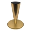 Metalsmith Designer Cone Side Table – Metal, Gold Finish
