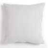 Solid Woven Cotton Cushion Cover