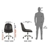 Beautiful Leatherette Dining Chair in Black Colour