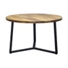 Metalsmith Natural Mango Wood Center Table