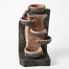 Water Fountain Zen Harmony Cascading Water Fountain in Multicolor Colour