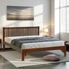 Orionwood Solid Wood Queen  Size Bed Without Storage (Provincial Teak Finish)