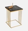 Aureum Metal Side Table in Gold Colour