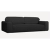 Parega 3 Pull Out Sofa Cum Bed In Black Colour