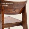 Gordon Solid Wood Dining Chair in Teak Finish