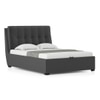 Bornholm Upholstered Storage Bed In Hydraulic in Queen Size with Urban Grey Colour