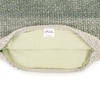 Ombre Moss Knit Mint Green  And Natural Cushion Cover 12X20 Inches