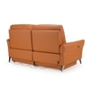 Orchard Three Seater Motorized Leather Recliner in Savana Tan Brown Colour