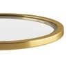 Zion Metal Drink Table in Gold Finish