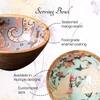 Allure Paisley Mango Wood Bowl Grey Set Of 2