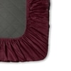 Stoa Paris 300TC UltrSatin Single Bedsheet Set Satin Single Velvet Wine