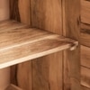Claire Solid Acacia wood Sideboard with 3 Door in Natual Finish