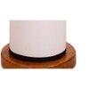 Neil Multicolour Cotton Shade Floor Lamp