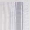 Yarn-dyed Grey Hammam Towel