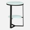 Klear Metal Side Table in Black Colour