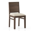 Atlas Solid Wood 8 Seater Dining Table With 8 Atlas Dining Chairs (Finish: Danish Walnut , Colour: Wheat Brown)