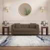 Windsor Premium 2 Seater Fabric Sofa in Truffle Beige Velvet Colour