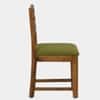 Arbor 4 Seater Dining Set with Olive Green Cushioned Chairs