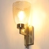 Eliante Modern Wall Lights Mild Steel & Glass Material Antique & Champaign Finish