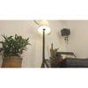 Trinca Beige Jute Floor Lamp with Beige Jute Base