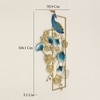W-Feathered Abstract Metal Wall Decor in Multicolor Set of 1
