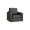 Apollo Sofa Set (Colour : Steel Grey, Cushion : Hard, Back Type : High Back, Seater : 3+1+1)