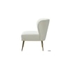 Rabel Accent Chair in white Colour