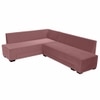 Melo 3 Seater Fold Out Sofa cum Bed  in Pink Colour