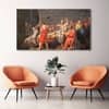 The Castle Decor Greek Art Wall Painting Wooden Framed Digital Painting 27x48 Inch (Style 4)
