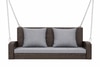 Carry Bird Wicker Patio Furniture Outdoor Balcony Swings In Brown Colour