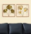 Nanda Abstract Metal Wall Decor in Multicolor Set of 2