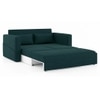 Camden Compact 3 Seater Pull Out Sofa cum Bed In Malibu Blue Colour