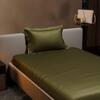 Stoa Paris 300TC UltrSatin Single Bedsheet Set Satin Single Olive Oasis