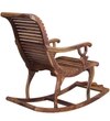 Rajasthani Solid Wood Rocking Chair in Provincial Teak Colour