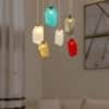 Vogue Hartwell 6 Light Multicolor Glass Chandelier