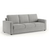 Apollo Compact Sofa Set (Colour : Vapour Grey, Cushion : Soft, Back Type : Regular, Seater : 3+2+1)